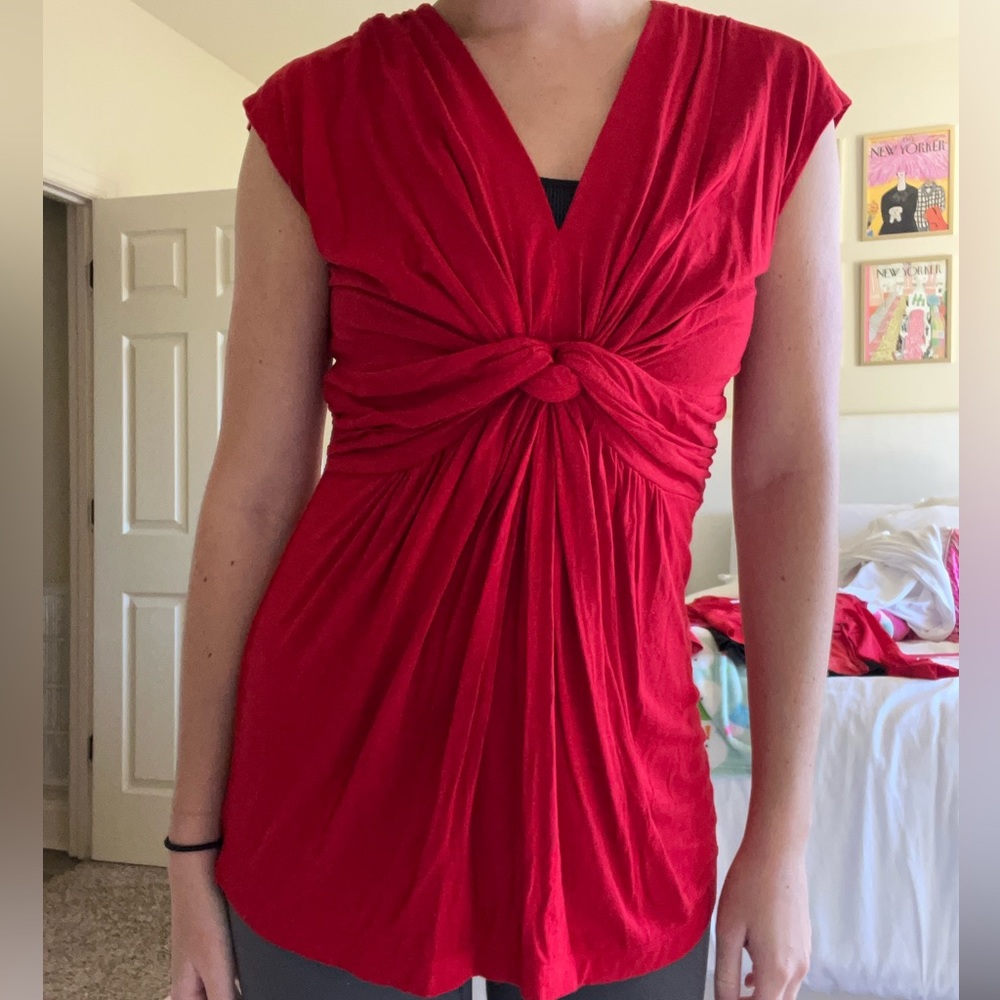 Saks Fifth Avenue red top